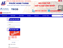 Tablet Screenshot of phuochungthanh.com